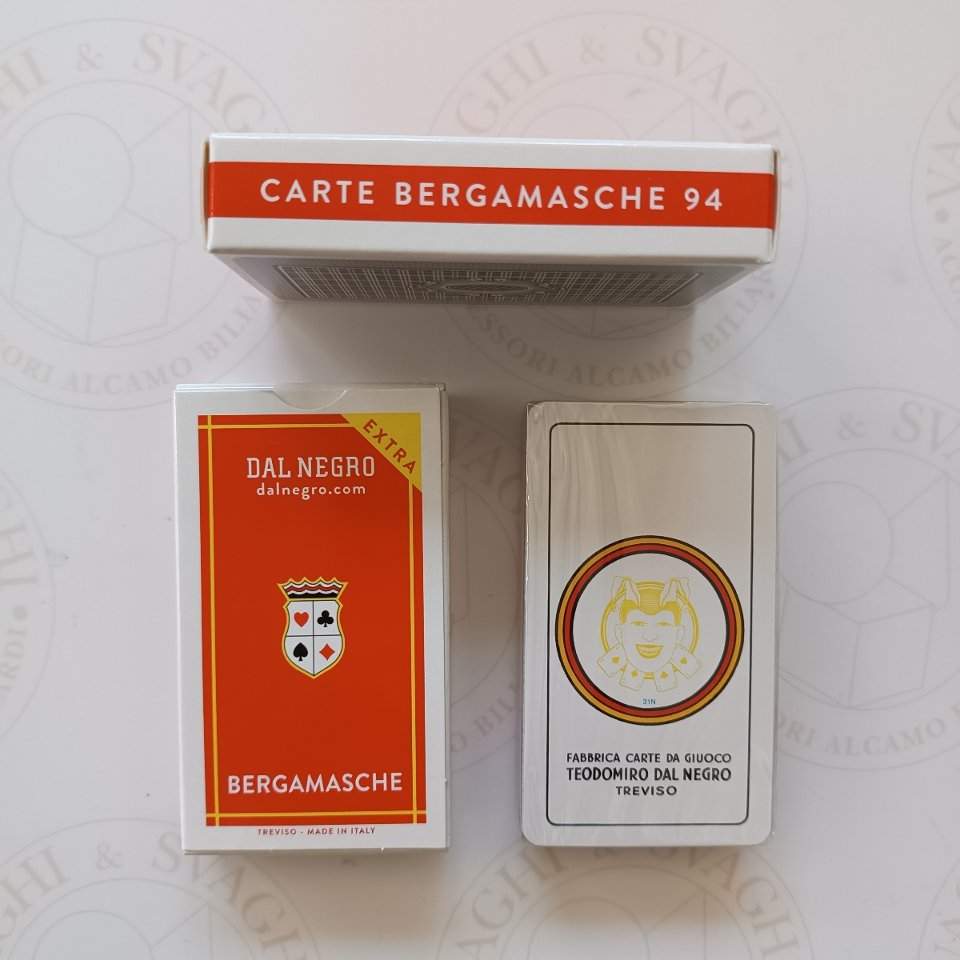 CARTE DA GIOCO DAL NEGRO BERGAMASCHE N. 94 EXTRA
