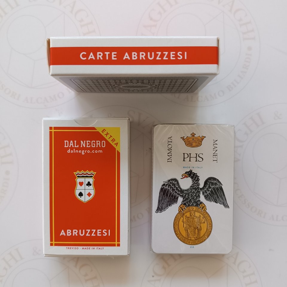 CARTE DA GIOCO DAL NEGRO ABRUZZESI EXTRA
