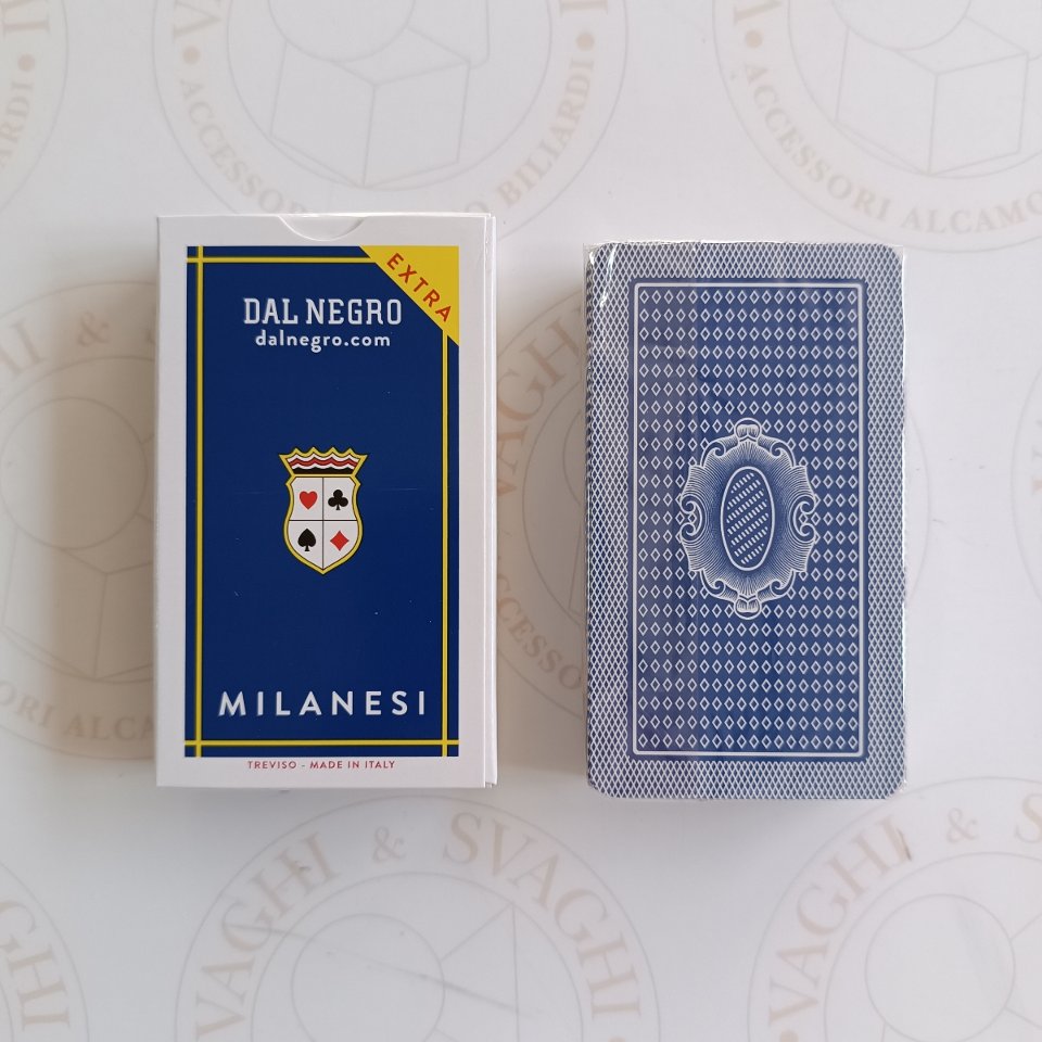 CARTE DA GIOCO DAL NEGRO MILANESI 45/S EXTRA