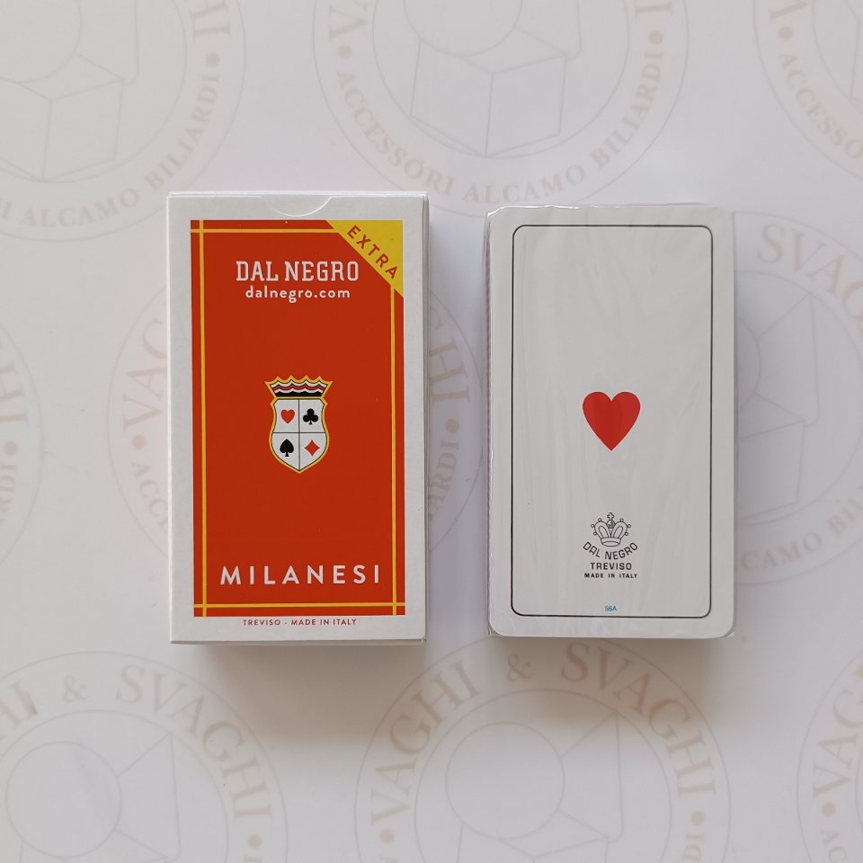 CARTE DA GIOCO DAL NEGRO MILANESI N. 41  EXTRA