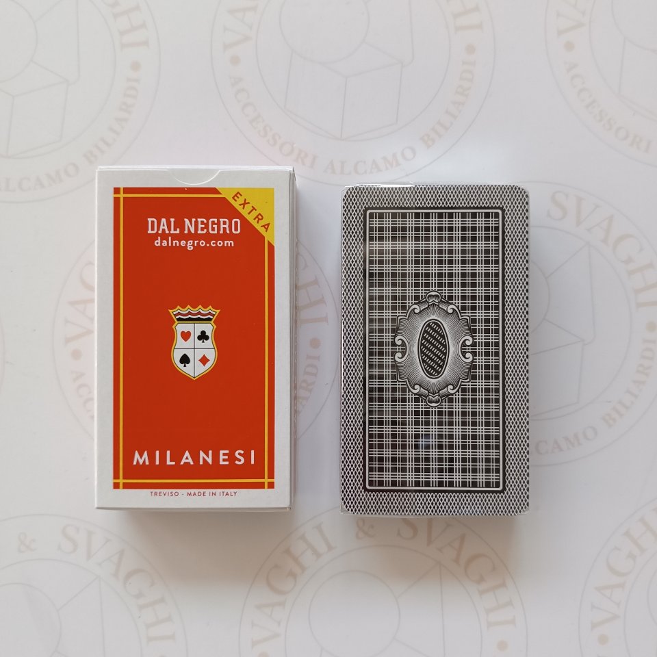 CARTE DA GIOCO DAL NEGRO MILANESI N. 41  EXTRA
