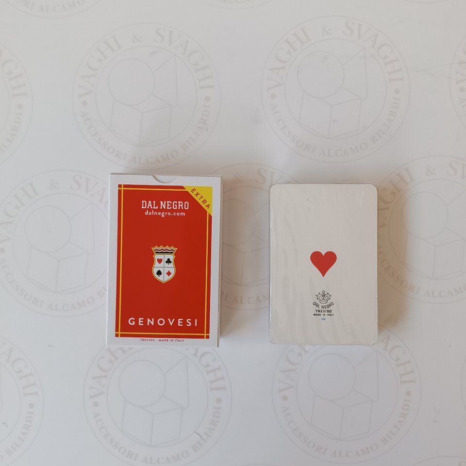 CARTE DA GIOCO DAL NEGRO GENOVESI DA 40 N. 35 EXTRA