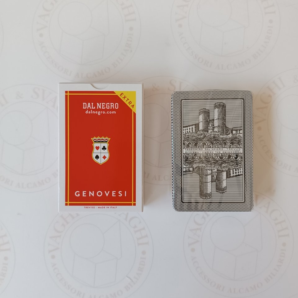 CARTE DA GIOCO DAL NEGRO GENOVESI DA 40 N. 35 EXTRA