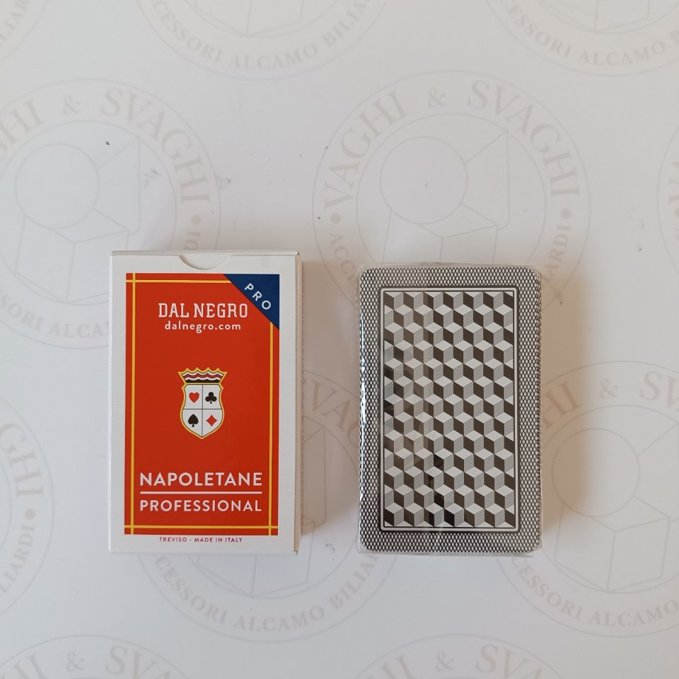 CARTE NAPOLETANE DAL NEGRO N° 82 PRO ASTUCCIO ROSSO