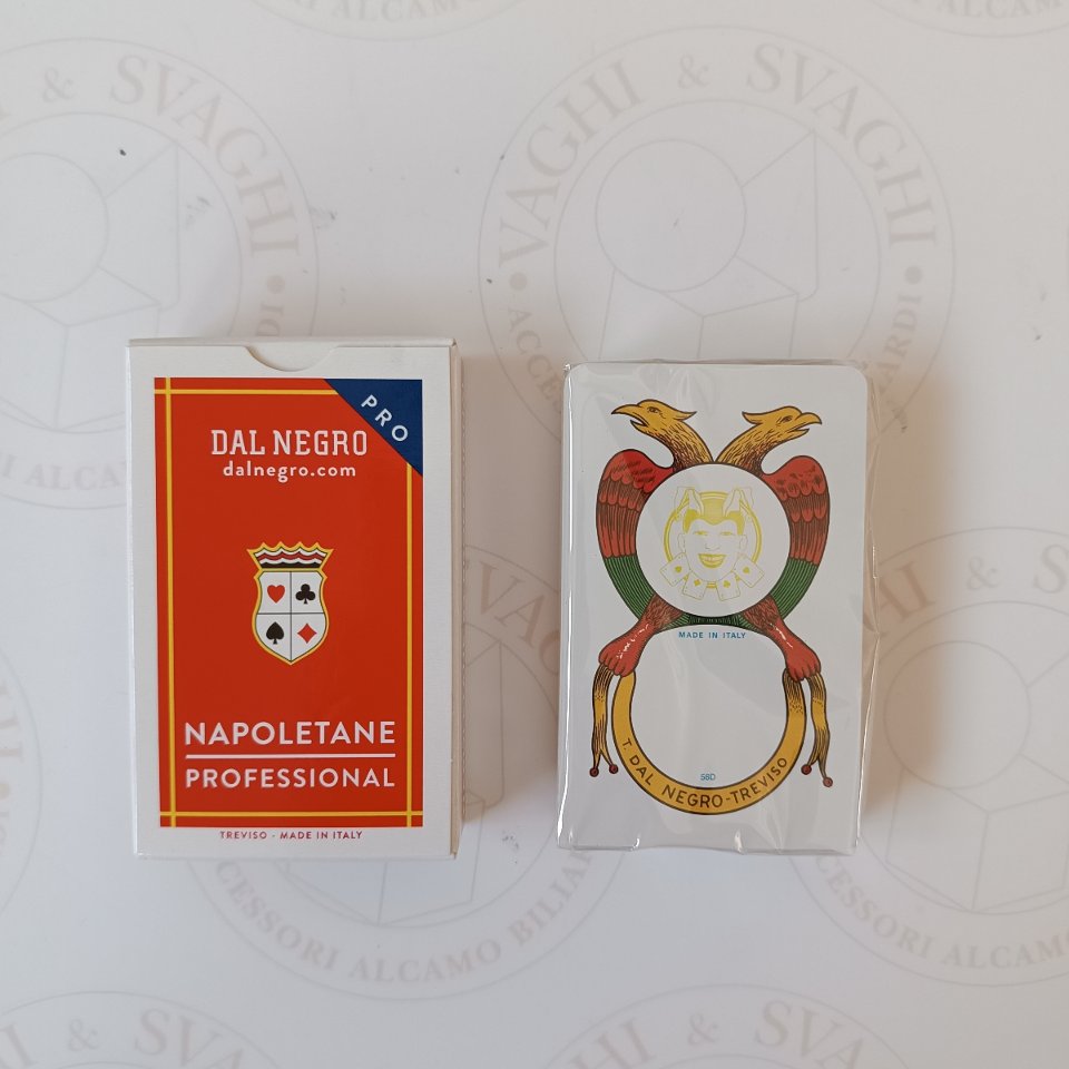 CARTE NAPOLETANE DAL NEGRO N° 82 PRO ASTUCCIO ROSSO