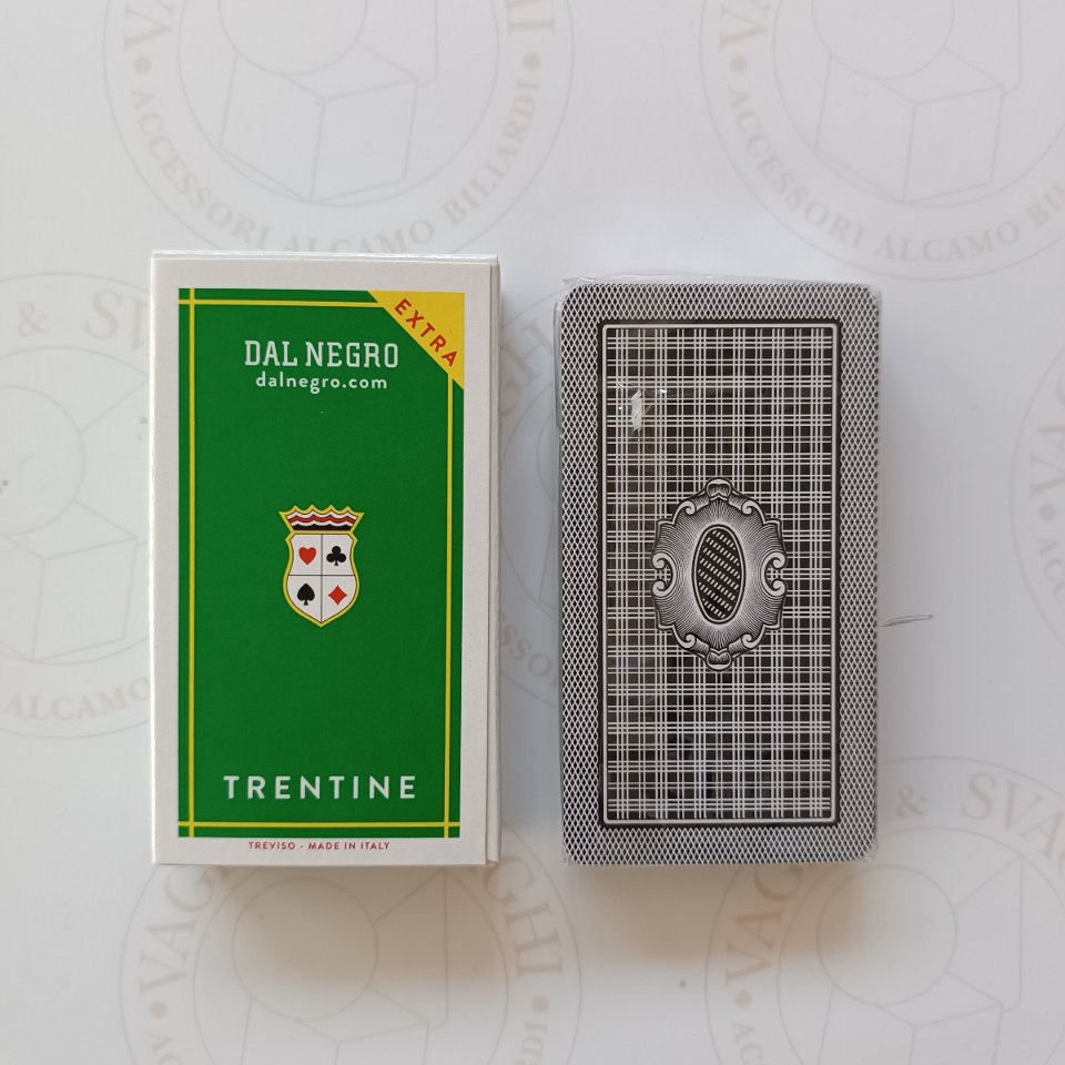 CARTE DA GIOCO DAL NEGRO TRENTINE N. 91 EXTRA  VERDE