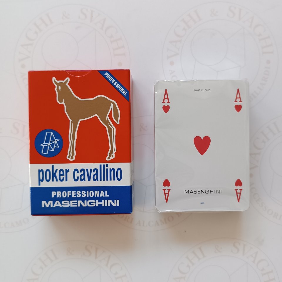 CARTE POKER MASENGHINI CAVALLINO ORO ROSSO