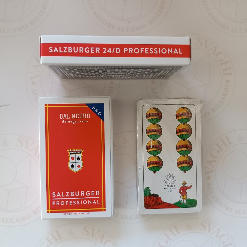 CARTE  DA GIOCO DAL NEGRO SALISBURGHESI N. 24/D PRO