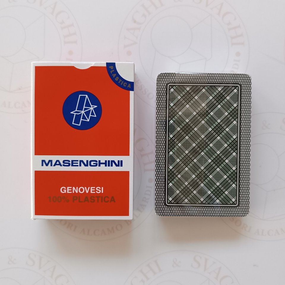 CARTE DA GIOCO MASENGHINI GENOVESI N. 22 PLASTICA