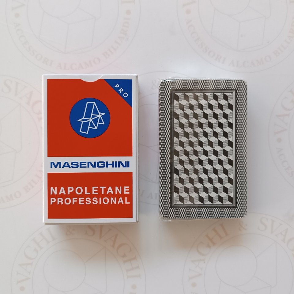 CARTE NAPOLETANE MASENGHINI N. 36 PRO ASTUCCIO ROSSO