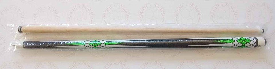 STECCA  POOL 2 PZ. SHAROONSPORTS DIAMOND  SUPERMAN VERDE
