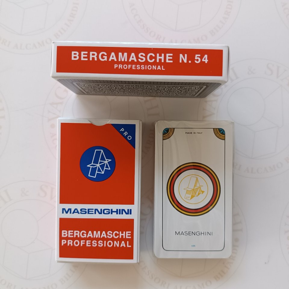 CARTE DA GIOCO MASENGHINI BERGAMASCHE N. 54 PRO