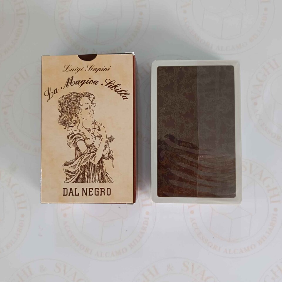 CARTE TAROCCO DAL NEGRO MAGICA SIBILLA DI SCAPINI