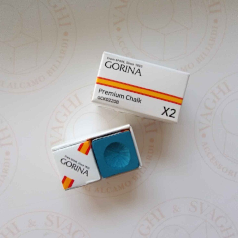 GESSO DA 2 CUBETTI BLU GORINA PREMIUM CHALK