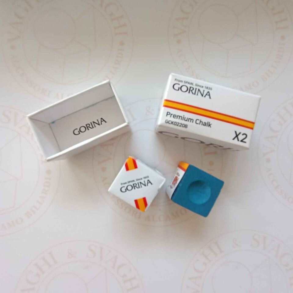 GESSO DA 2 CUBETTI BLU GORINA PREMIUM CHALK
