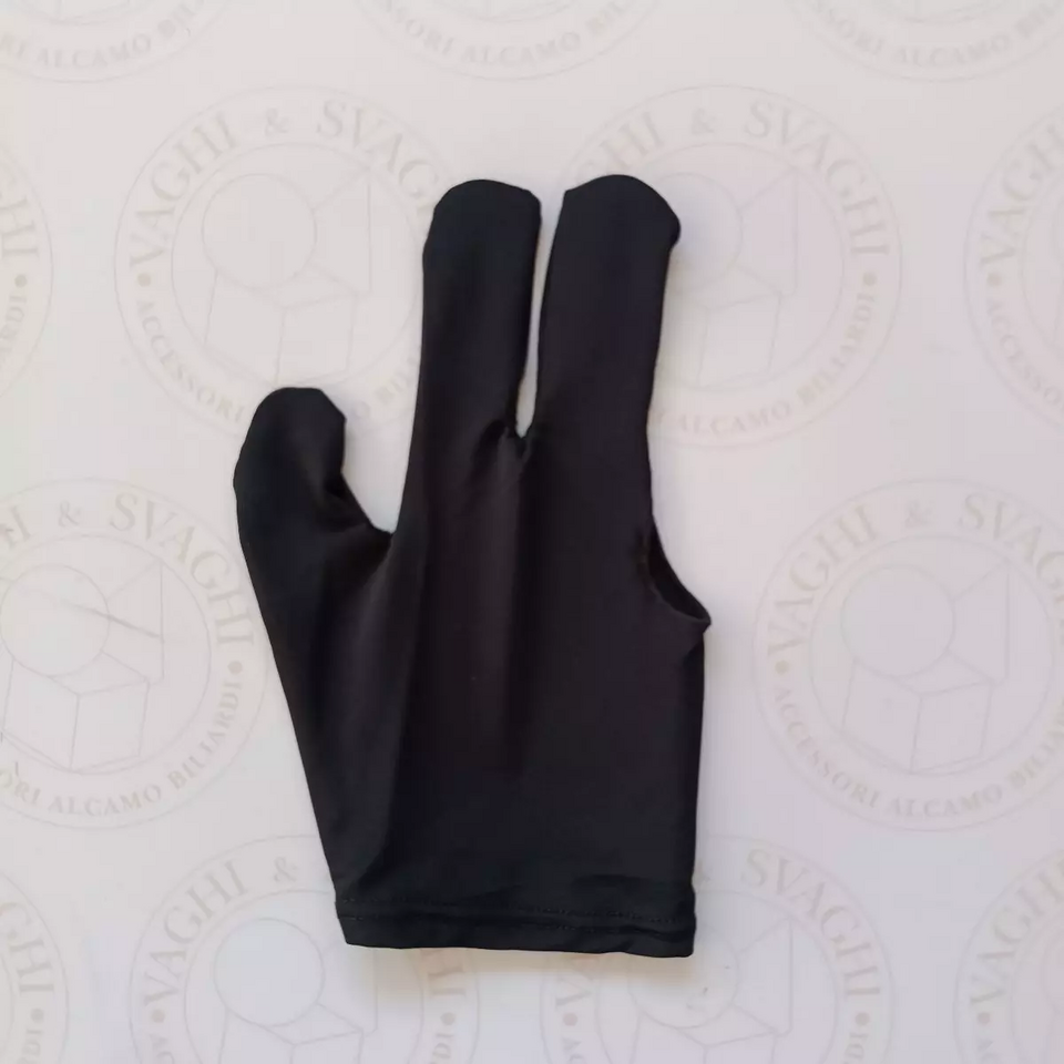 GUANTO DA BILIARDO MANO SX - MANO DX KOREA MISURA MEDIO COLORE NERO A  3 DITA