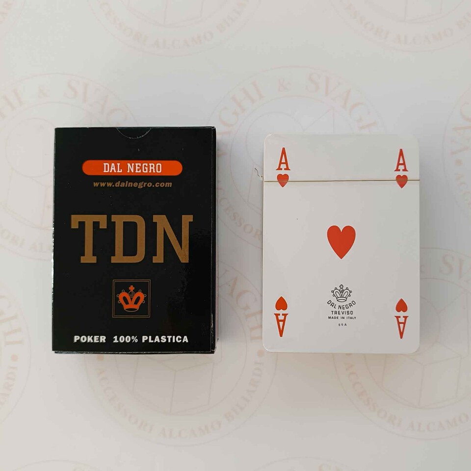 CARTE DA GIOCO TDN POKER DORSO BLU
