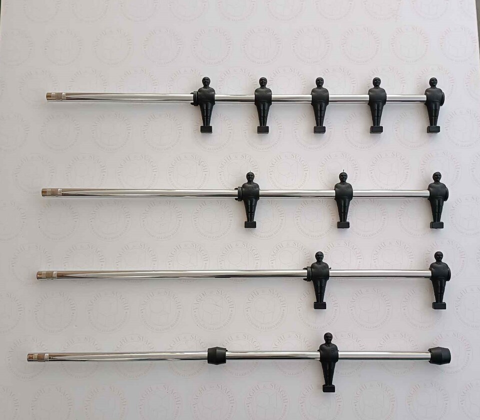 SERIE ASTE ESTERNE ROBERTO SPORT DIAM. 18 X 790 MM OMINI NERI