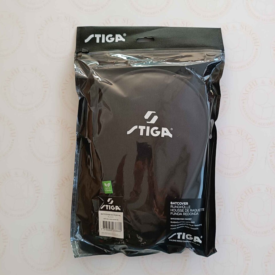 CUSTODIA PER RACCHETTA DA PING PONG STIGA RIVAL ECO NERA