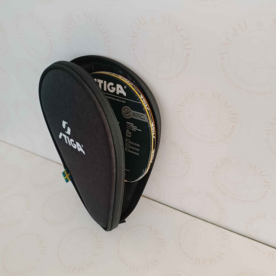 CUSTODIA PER RACCHETTA DA PING PONG STIGA RIVAL ECO NERA