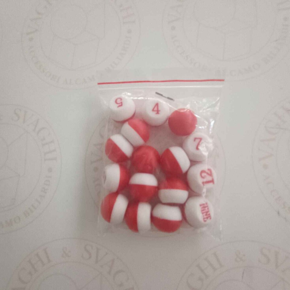 SET NUMERI PER GIOCO BAZZICA NORDITALIA