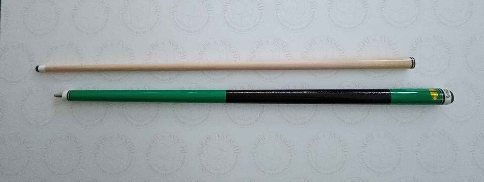 STECCA PER GIOCO POOL VERDE NERA 2 PZ.