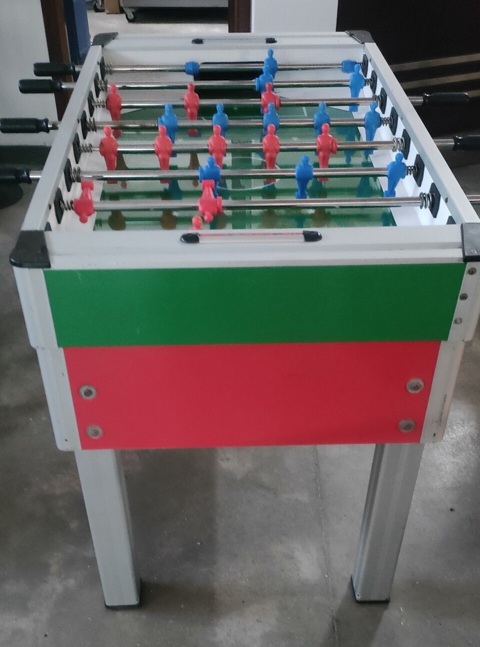 CALCIO BALILLA USATO ROBERTO SPORT NEW CAMP VERDE- ROSSO