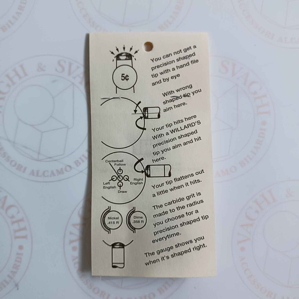 RASCHIETTO WILLIARDS DIME RADIUS