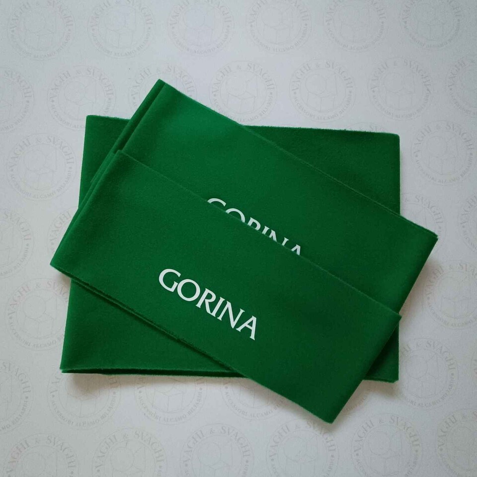 PANNO X SPONDE DA BILIARDO GORINA L VERDE AMARILLO CON SERIGRAFIA