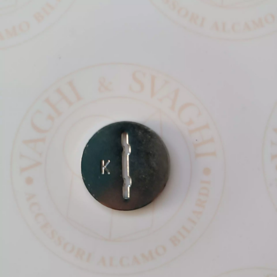 GETTONIERA PER CALCIO BALILLA GARLANDO IN ALLUMINIO PER GETTONI KING