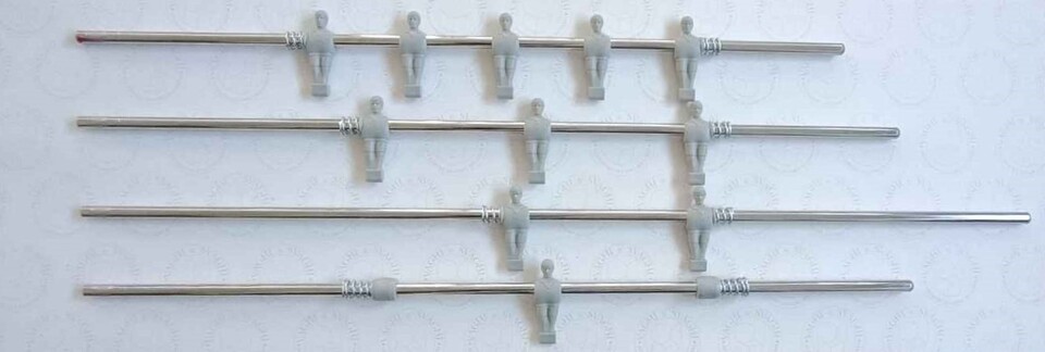 SERIE ASTE USCENTI GARLANDO DIAM 16 MM OMINI GRIGI