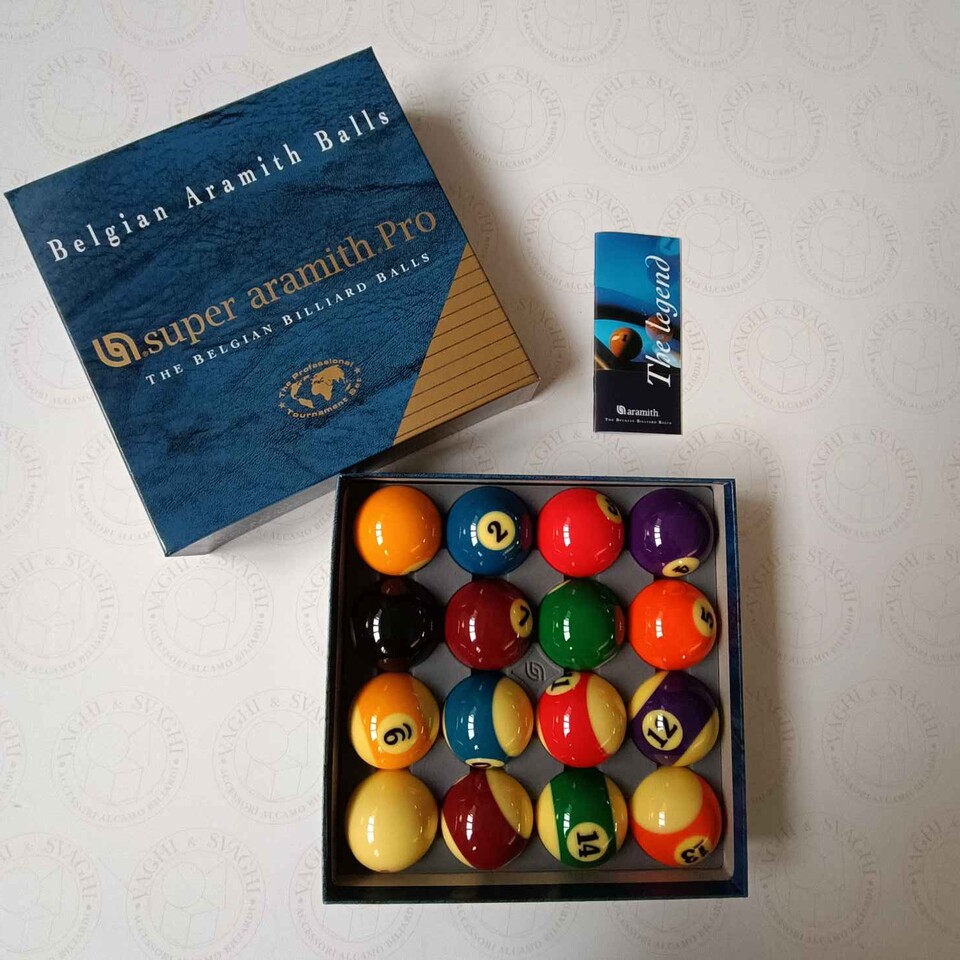 BILIE SET POOL SUPER ARAMITH PRO TV-CUP DIAM. 57,2 MM.