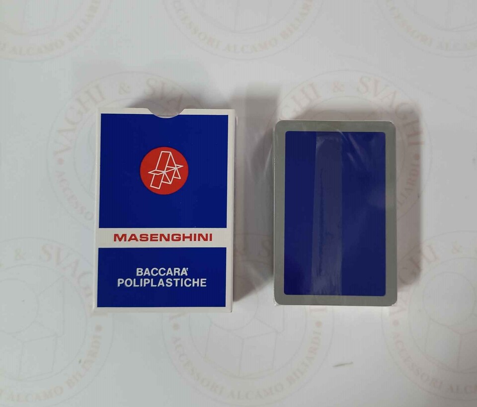 CARTE BACCARA' 75 DORSO BLU MASENGHINI