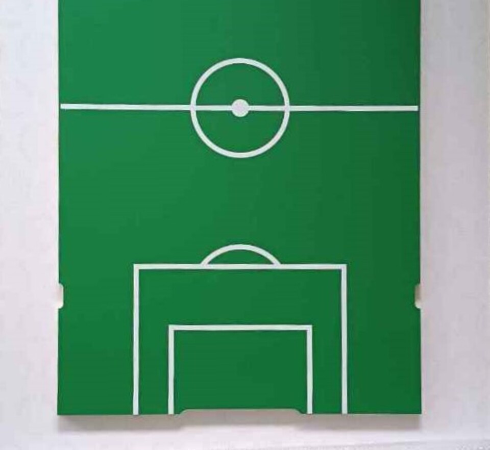 CAMPO GIOCO IN LAMINATO PER CALCIO BALILLA GARLANDO PER MIS.1225 X 722 X 20 MM.