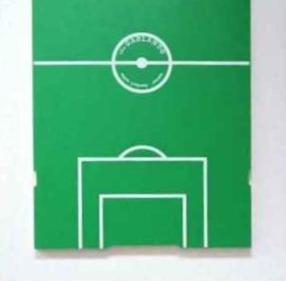 CAMPO GIOCO IN LAMINATO PER CALCIO BALILLA GARLANDO PER MIS.1225 X 722 X 20 MM. CON SERIGRAFIA