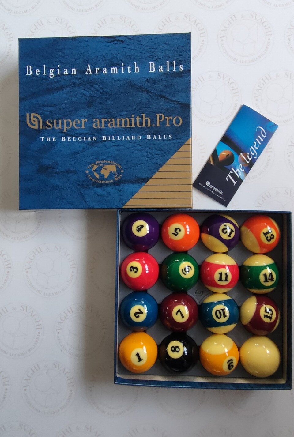 BILIE SET POOL SUPER ARAMITH PRO DIAM. 57,2 MM.