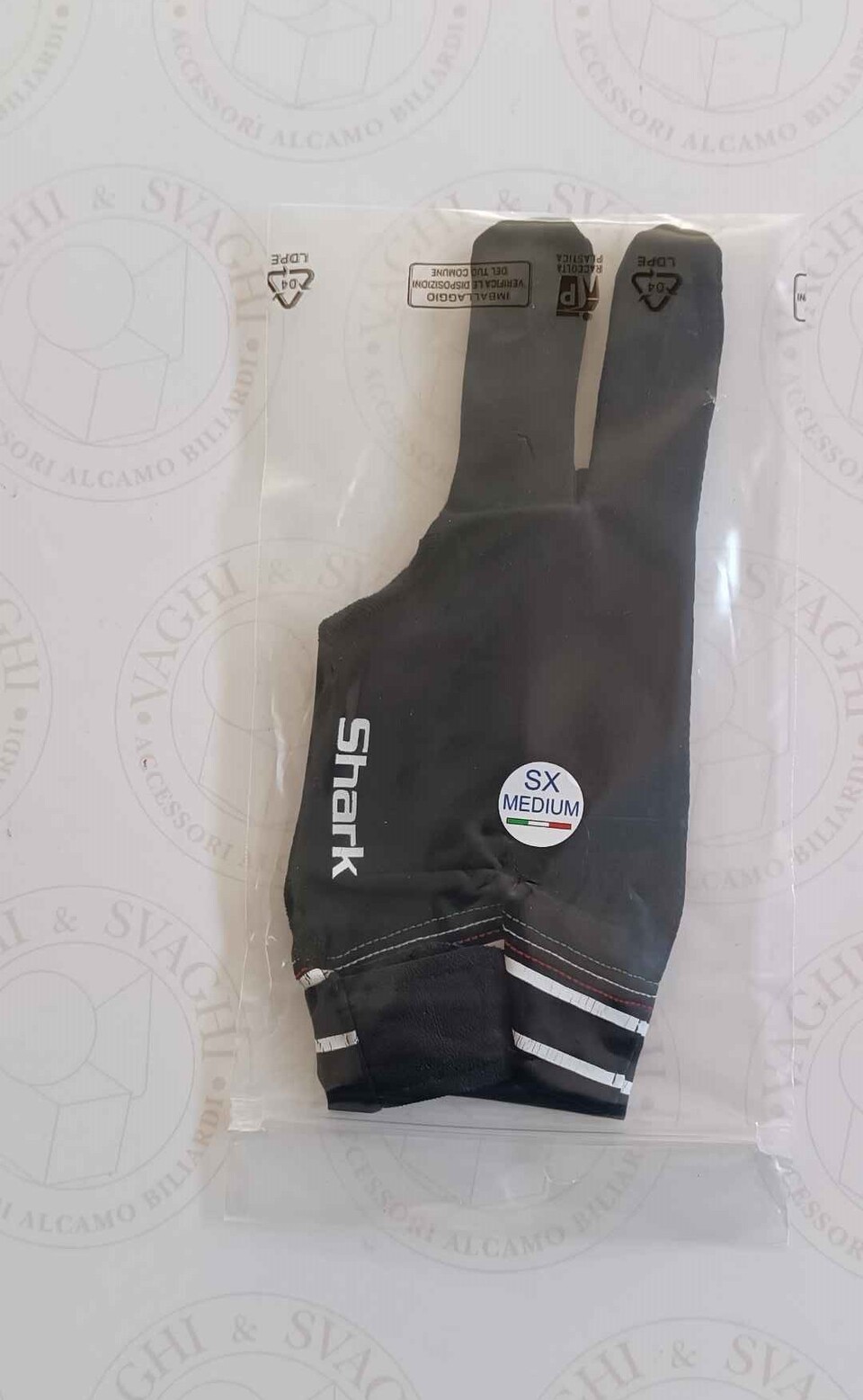 GUANTO DA BILIARDO TOP LIFE MANO SX MISURA MEDIO