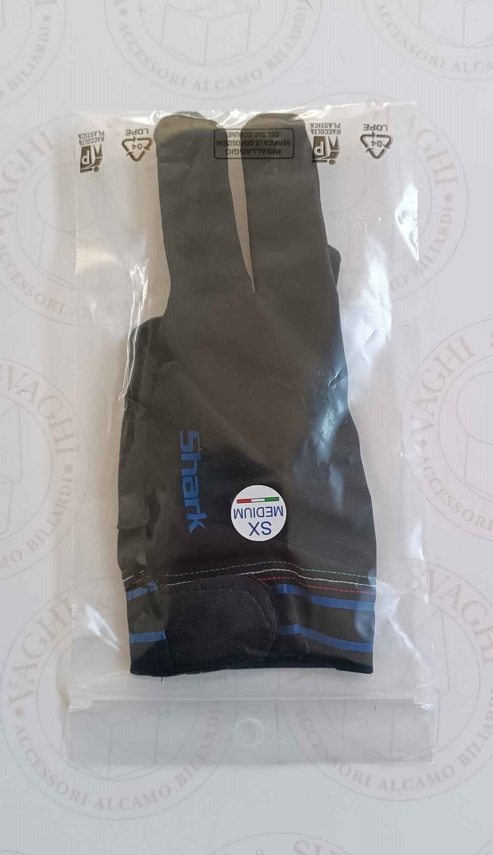 GUANTO DA BILIARDO TOP LIFE MANO SX MISURA MEDIO