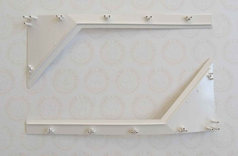 FERMAVETRO BIANCO ROBERTO SPORT MODELLO 90 SET 2 PEZZI