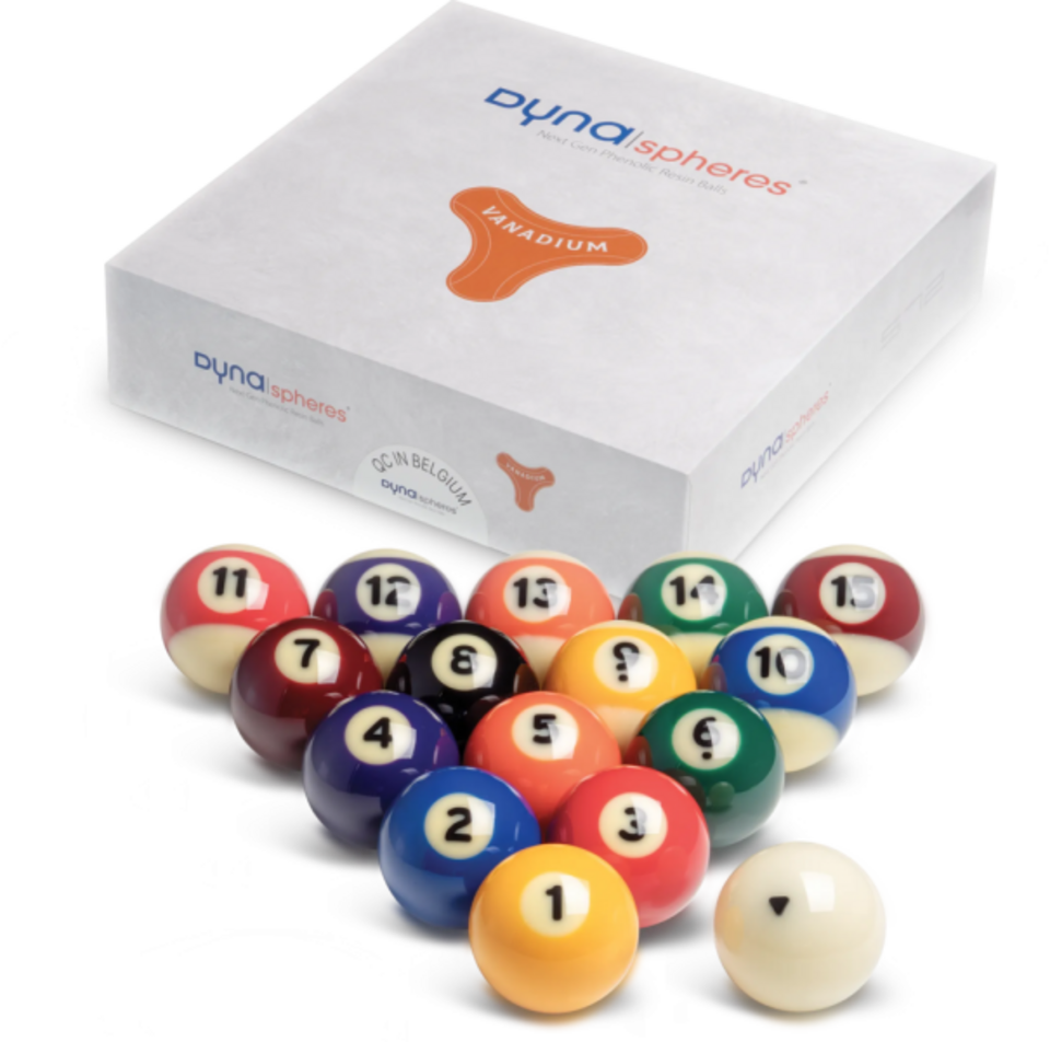 BILIE SET POOL VANADIUM DYNASPHERES 5M DIAM. 57,2 MM.