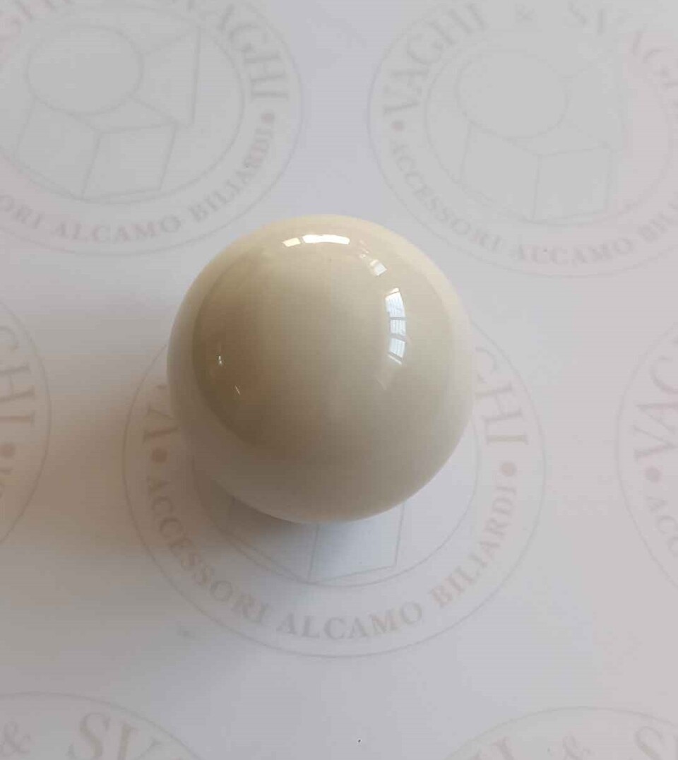 PALLINO BIANCO 5M ECO DIAMETRO 57,2 MM.