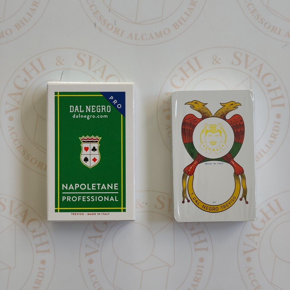 CARTE NAPOLETANE DAL NEGRO N° 81 PRO ASTUCCIO VERDE