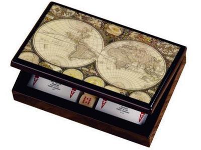 PORTACARTE MAPPAMONDO DAL NEGRO