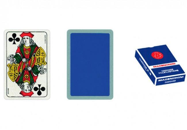 CARTE BACCARA' 75 DORSO BLU MASENGHINI