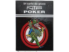 CARTE DA GIOCO NTP POKER DORSO ROSSO