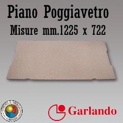 PIANO POGGIAVETRO GARLANDO MISURA 1225 X 722 X 14 MM.