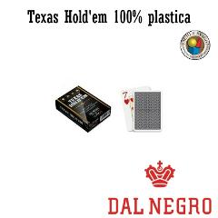 CARTE DA GIOCO DAL NEGRO TEXAS HOLD'EM NERO