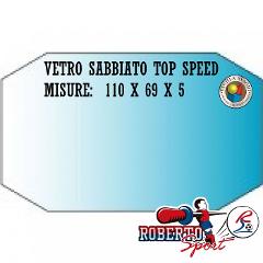 VETRO PER CALCIO BALILLA ROBERTO SPORT SABBIATO TOP SPEED MISURE: 110 X 69 X 5
