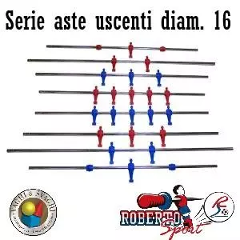 SERIE ASTE USCENTI ROBERTO SPORT DIAM. 16 MM R/B