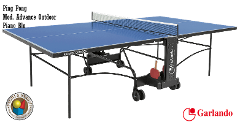 PING PONG GARLANDO ADVANCE OUTDOOR  PIANO BLU